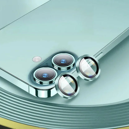 Aluminum Metal Ring Camera Protector For IPhone 16 Plus Rear Lens Tempered Glass Cover For IPhone 16+ 16Plus Lens Protective Cap