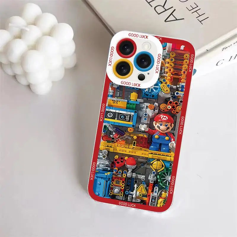 Super Mario Bros Game Case for OPPO Realme C53 C55 C63 C67 C65 C51 C33 C12 C25 C25S 5 6 5i 6i 9i 5S 3 8 9 10 12 Pro Plus V13