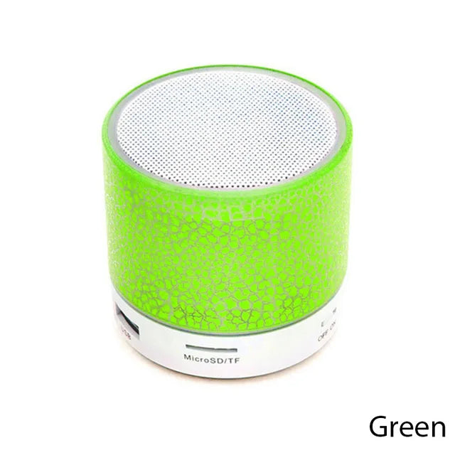 Wireless Bluetooth Speaker Mini PC Loudspeaker Crack LED SD Card USB Subwoofer Portable Music Sound Column For Desktop Computer