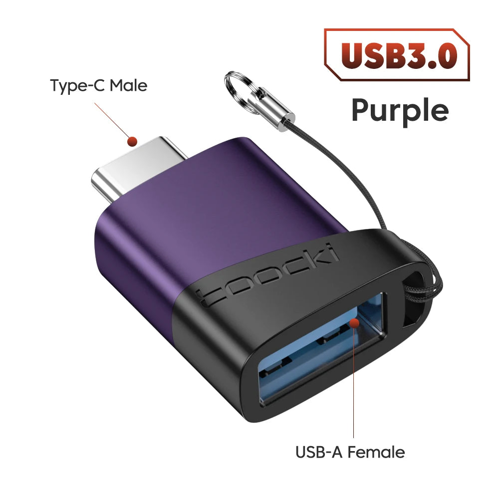 Toocki OTG Adapter Type C to USB Micro USB to Type C Adapter OTG USB to Type C Converter For Macbook Xiaomi Samsung Huawei OPPO