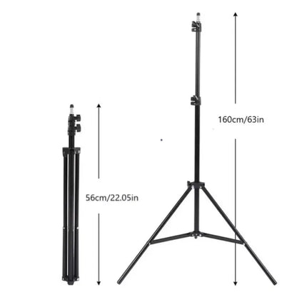 Foldable 56cm-160cm Extendable Mobile Phone Stand Holder Live Tripod Video Recording Selfie Landing  Monpod For Phone Camera