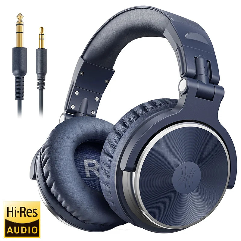 Oneodio Pro 10 Wired Headphones Hi-Res Audio Wired Headset Stereo Professional DJ Headphone with Mic Over Ear  Studio Headphone