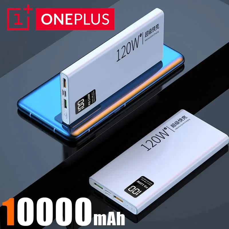 Oneplus 120W 50000mAh Power Bank High Capacity Fast Charging Powerbank Portable Battery Charger For Iphone Samsung Huawei Xiaomi