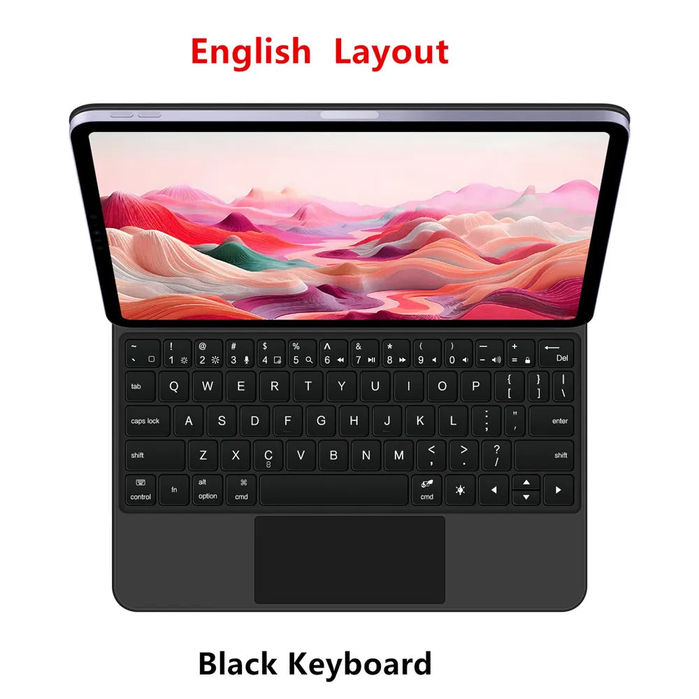 Backlight Magic Keyboard for iPad Pro 11 13 M5 2025 Case for iPad Air 11 13 Inch 2026 M4 M3 M2 Case Pro 13 11 M4 Smart Cover