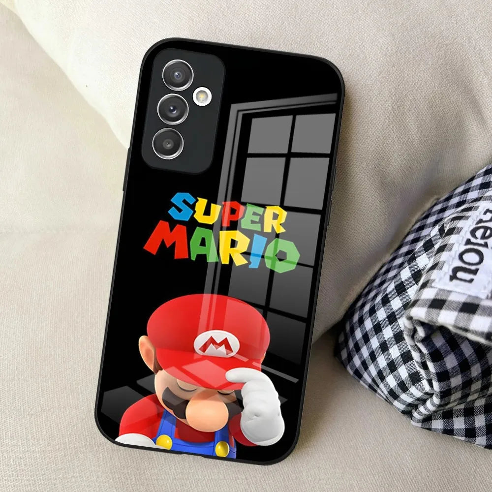 Hot Games M-Marioes Phone Case for Samsung S24 Ultra S23 S22 S20 Fe S21 Plus Galaxy A54 A34 A24 A53 Note 20 Glass Cover