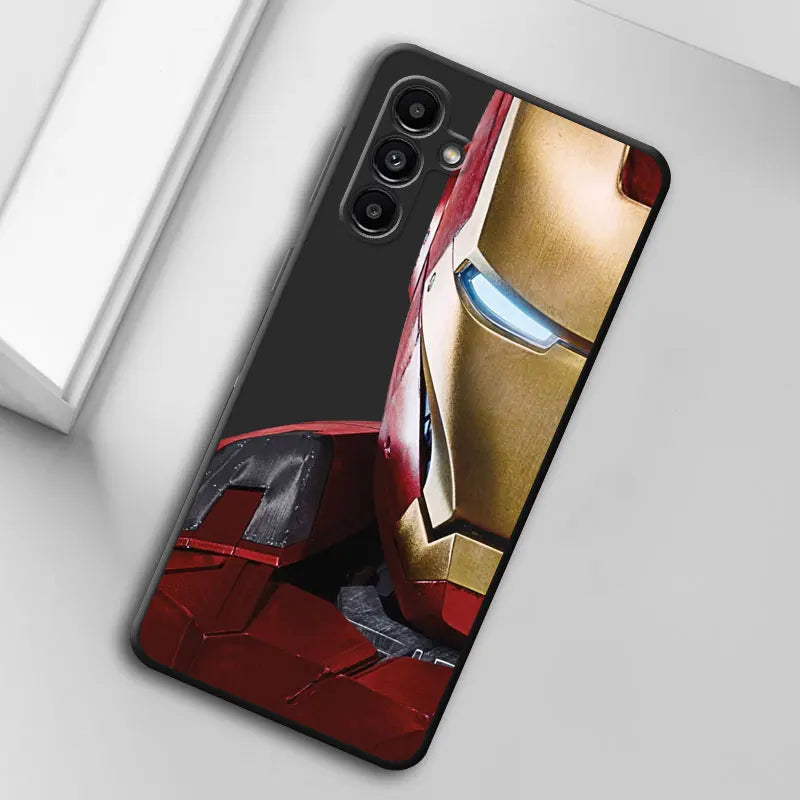Shockproof Matte Silicone Cover Marvel Avengers Case for Samsung Galaxy S23 5G Note 20 Ultra 10 Plus 8 9 S20 S22 S21