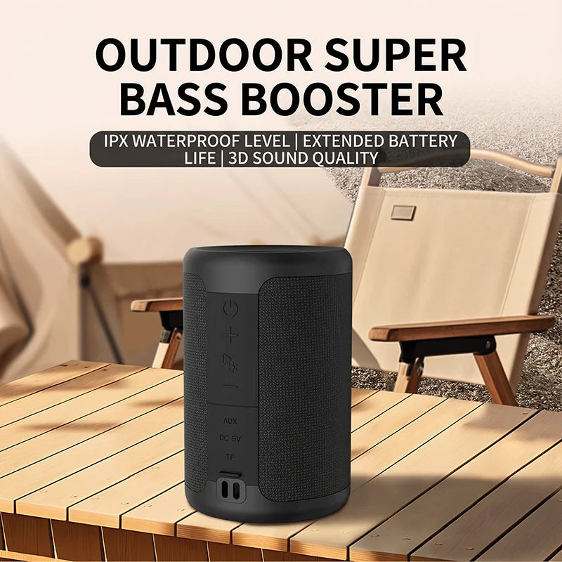 NEW Powerful Bluetooth Long Battery Life Speaker, Bass Wireless, LED Light, Outdoor Speakers, Gathering，Subwoofer, Game sound