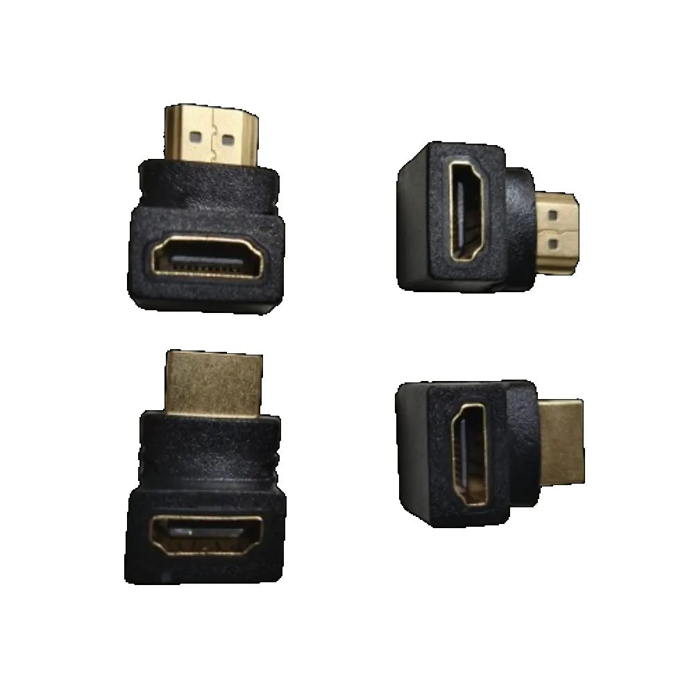 4K Adapter HDMI-compatible 90 Degree Right-angle Adapter 270 Degree Male To Female Elbow Connector Converter