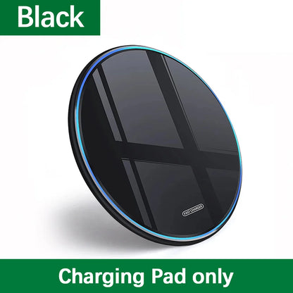 Wireless Charger Pad for iPhone 17 16 15 14 13 12 11 Samsung Xiaomi Phone Chargers Induction Fast Charging Dock Station