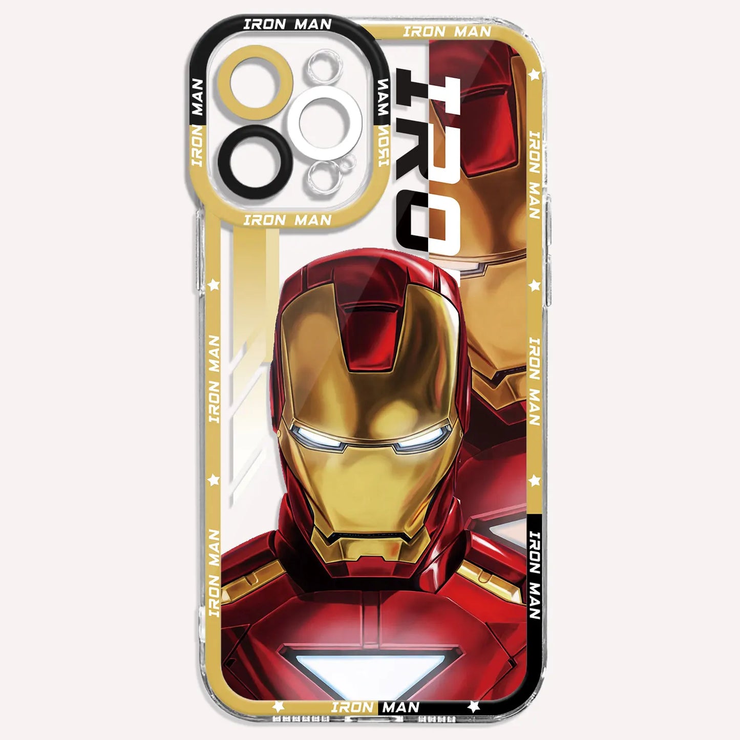 Marvel Avengers Spiderman Ironman Case for iPhone SE XS 13 Pro Max 8 X 14 15 Plus 11 Pro 12 Mini 7 6s XR Clear Silicone Cover