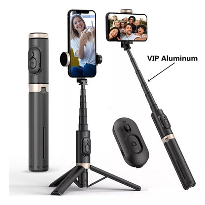 2025 NEW Bluetooth Selfie Foldable Wireless Tripod with Bluetooth Shutter Monopod Live Photograph for iphone