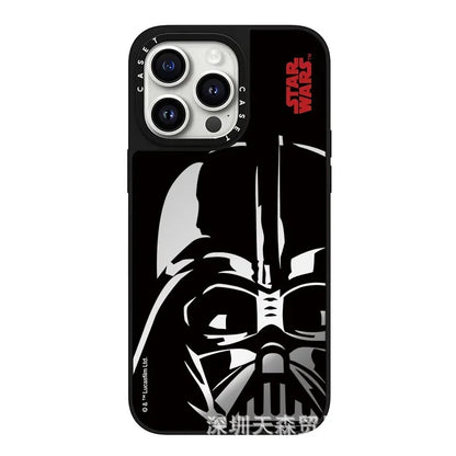 Trendy Brand CAS Co-branded Avengers for Iphone16pro max Marvel Character Phone Case Anti-fall Mirror Spider-Man Birthday Gift