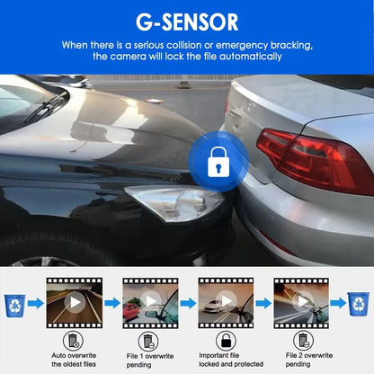 1080P HD WiFi Dash Cam for Car DVR Camera Video Recorder Auto Night Vision WDR Voice Control Wireless 24H Parking Mode