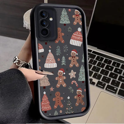 Santa Claus Case for Samsung Galaxy S25 Ultra Plus S24 S23 S22 S21 S20 FE A73 A72 A71 A56 A55 A54 5G A52 A52S A51 4G Back Cover