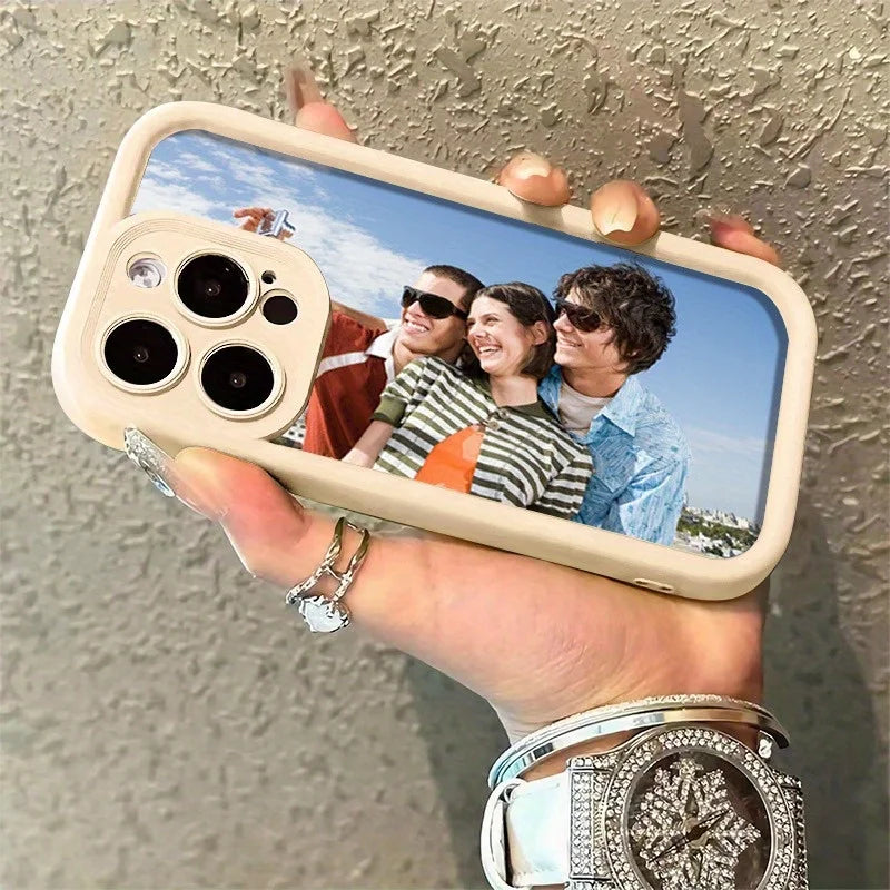 DIY Personalized photos Customized Frosted Case For iPhone 16 15 14 13 12 11 Pro Max SE 2020 2022 XS XR MAX  back cover cases