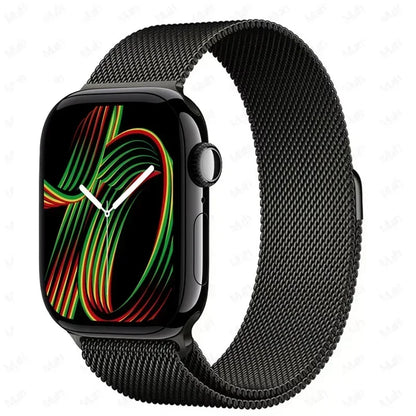 Milanese Strap For Apple Watch Ultra 2 49 46mm 42mm 44mm 40mm 45mm 41mm 38mm Bracelet For iWatch Series 10 9 3 6 5 SE 7 8 Strap