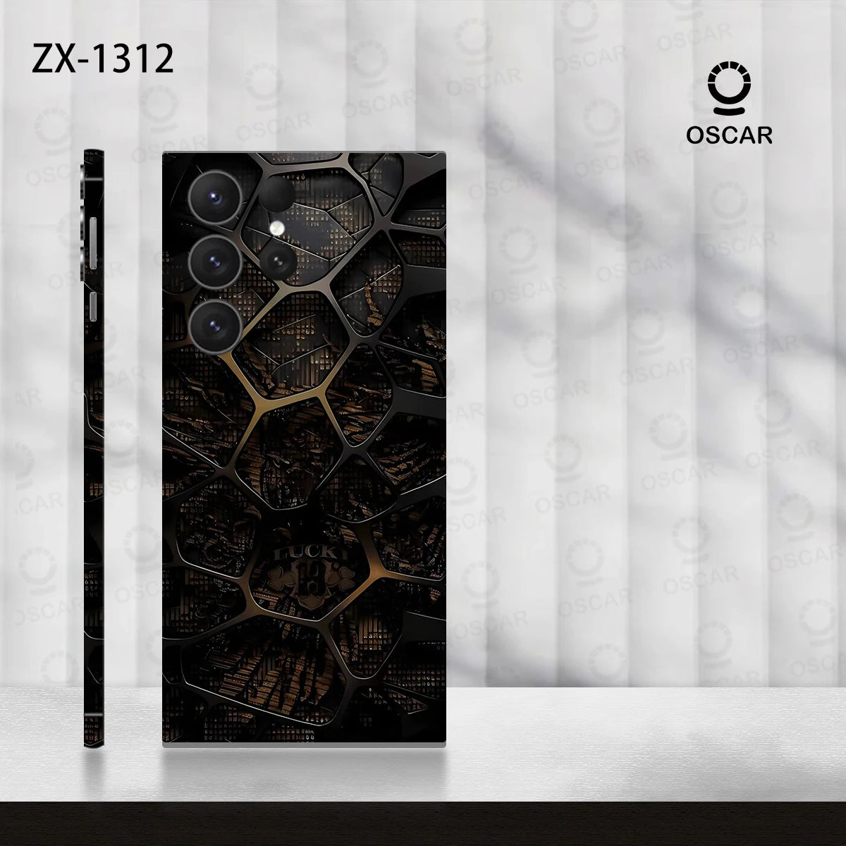 Colorful Decal Skin for Samsung Galaxy S24 S23 S22 Ultra Plus S25 Note20 Back Screen Protector Cover Wrap Stones Sticker