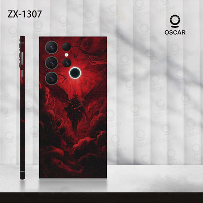 Colorful Decal Skin for Samsung Galaxy S24 S23 S22 Ultra Plus S25 Note20 Back Screen Protector Cover Wrap Stones Sticker