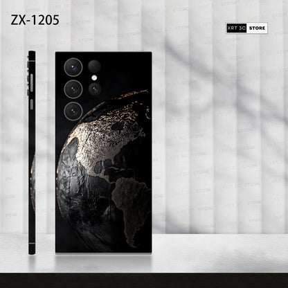 3m Colorful Decal Skin for Samsung S25 S23 Ultra S24 5G Back Screen Protector Film Cover 3M Wrap Modify Sticker