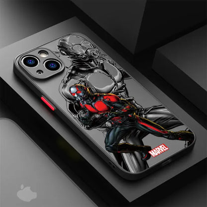 Back Clear Case for Apple iPhone 8 Plus SE 12 Mini 15 11 Pro XS X XR 7 6S 14 Pro Max 13 13 Cover Luxury Marvel Heroes Iron Man