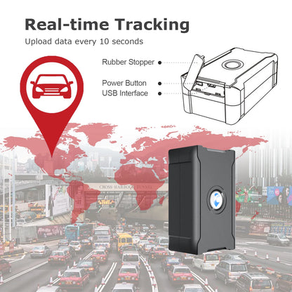 4G LTE GPS Tracker for Vehicles Car Motorcycle Unlimited Distance Tracking Device with Affordable Subscription