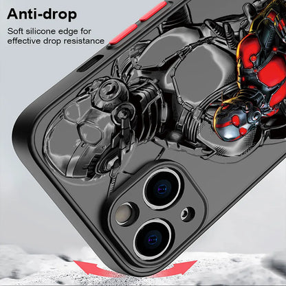 Back Clear Case for Apple iPhone 8 Plus SE 12 Mini 15 11 Pro XS X XR 7 6S 14 Pro Max 13 13 Cover Luxury Marvel Heroes Iron Man