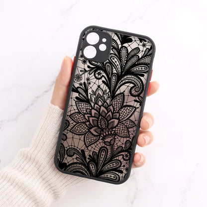 Mandala Dreamcatcher Case For iPhone 11 13 14 12 15 Pro Max Mini XR XS Max 6s 8 7 Plus SE 2022 2020 Clear Shockproof Phone Cover