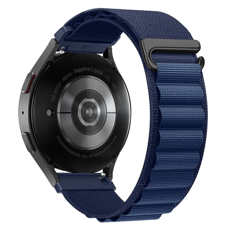22mm 20mm Alpine Loop Band for Samsung Galaxy Watch 7/6/5/4/3 Nylon Strap for Huawei Watch 5/GT6/GT5/GT4 3 Pro/Amazfit GTR 4/GTS