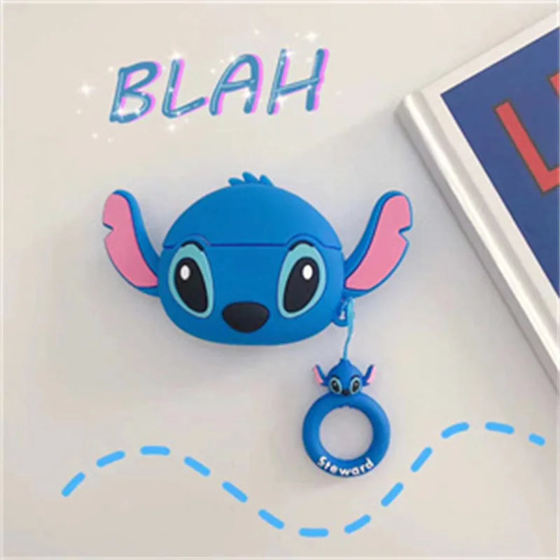 3D Cartoon Case for AirPods 4 2024 New Silicone Earphone Charging Case for AirPods Pro 2 Cover for AirPods 3 With Hook