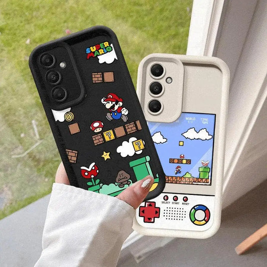 Super M-Marios Bros Phone Case for Galaxy A12 A13 A14 4G 5G A13 A22 A16 5G A23 4G 5G A24 4G A32 4G 5G A33 5G A34 5G Matte