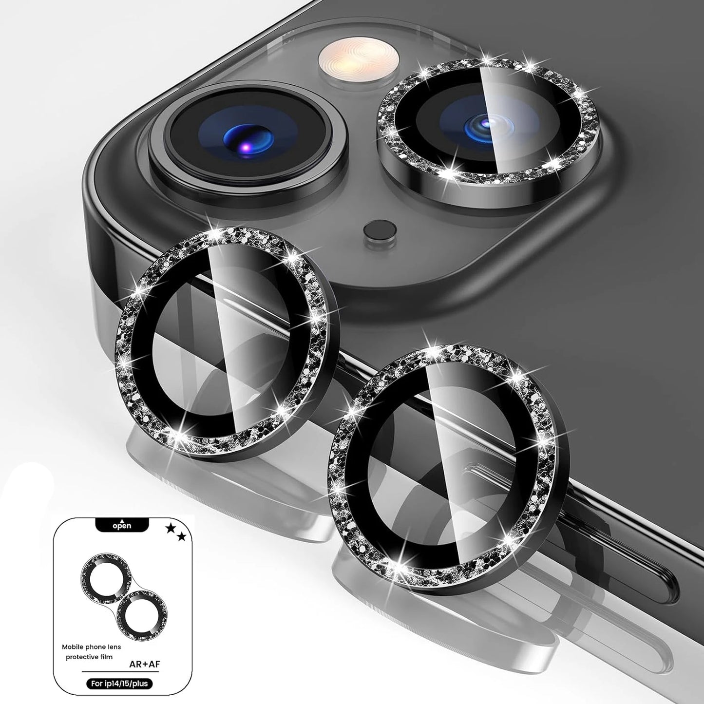 Camera Lens Protector Cover For iPhone 15 Pro Max 14 Plus 13 Mini 15Pro 14Pro 13Pro 15Plus 14Plus 13mini Protection Accessories