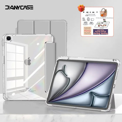 For ipad a16 case 11th 10th Gen Case For iPad Pro Air 13 11 M3 M2 M4  12.9 " 9 8 7 6 5 4 Mini 7 6 Smart case with pen Holder