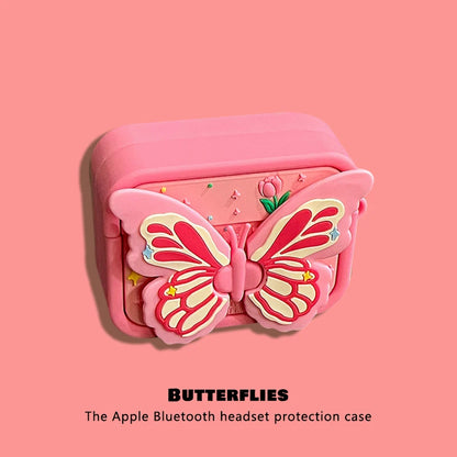 Cover for AirPods 4 2024 Cartoon Sugar Bubble Gum Earphone Case for Apple AirPods Pro 2 Charging Box Hedgehog Case for AirPods 3