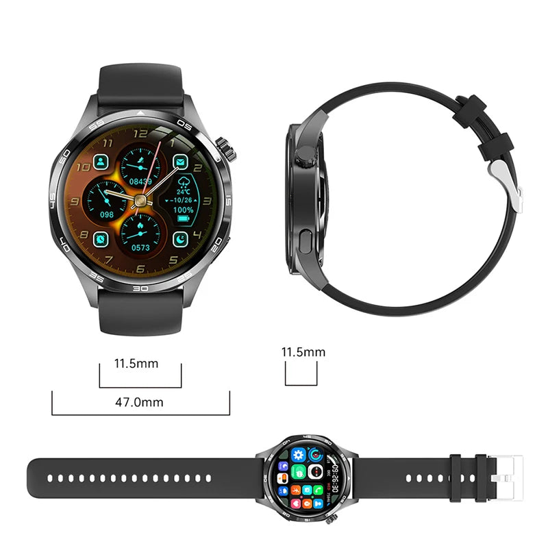 For HUAWEI GT5 Pro GPS NFC Smart Watch Men 360*360 AMOLED Screen Heart rate Bluetooth Call IP67 Waterproof Man Smartwatch 2025