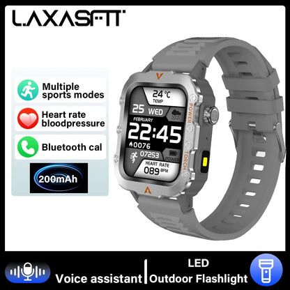 2024 New LED Men's Smartwatch Bluetooth Talking Smartwatch Multi Sport Mode Health Monitoring Smart Watch