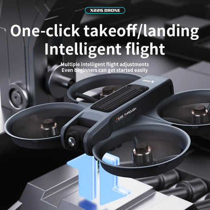 X226 Drone Professional 4K HD Dual Camera LCD VR Remote Control WIFI FPV UAV RC Quadcopter Aerial Photography Airplane Toy Gifts