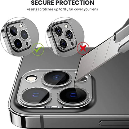 2PCS Camera Lens Glass For iPhone 15 16 Pro Max Camera Screen Protector Film for iPhone 13 Mini 15 Plus 15 Pro Protective Glass