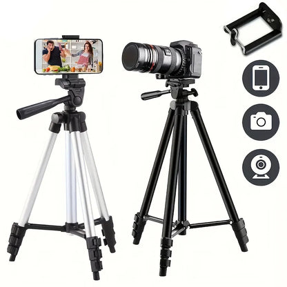 Travel Self Tripod Universal Phone Camera Tripod Stand with Bluetooth Remote Phone Clip For Canon Nikon DSLR SLR Digital Camera
