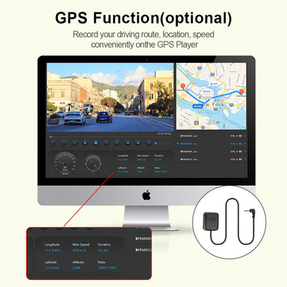 10 Inch Car DVR Car Touch Screen video Recorder Dual 1080P Rearview Mirror Front and Rear HD Night Vision Camera Mirror