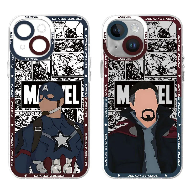 Marvel Iron Man Donnys Loki Case for iPhone 15 Pro 11Pro Max XR 12 13 Mini XSmax 14 7 Plus SE 6 8 X XS Phone Clear Fundas Cover