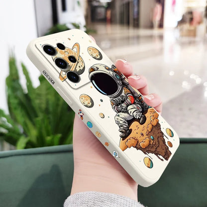 Saturn Cute Child Phone Case For Samsung Galaxy S25 S24 S23 S22 S21 S20 S10 Ultra Plus FE Note 20 Ultra 10 9 Plus Cover