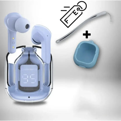 Buy Headset Get Protective Case + Lanyard) T2 TWS Gaming Earbuds Bluetooth 5.3 Noise Reduction HD HiFi Stereo Wireless Earphone