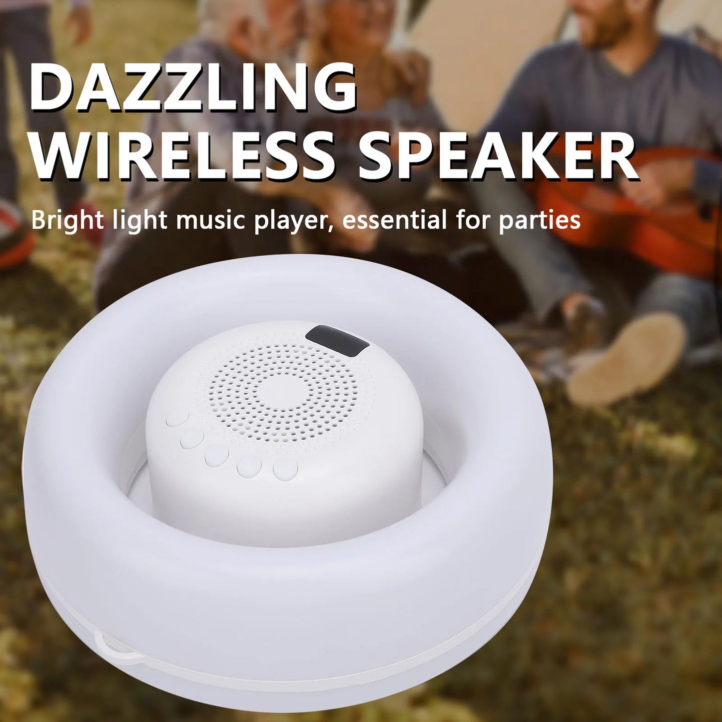 Bluetooth Floating Pool Speaker Stable Connection Portable Bathroom Speaker Wireless 32.8ft Long Range for Pool Party Outdoors