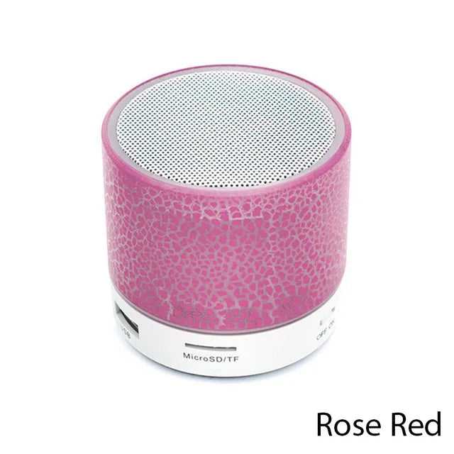 Wireless Bluetooth Speaker Mini PC Loudspeaker Crack LED SD Card USB Subwoofer Portable Music Sound Column For Desktop Computer