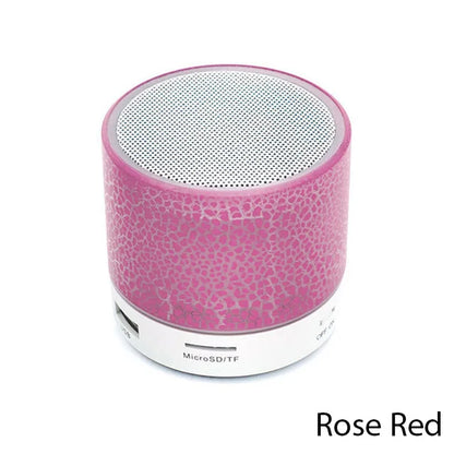 Wireless Bluetooth Speaker Mini PC Loudspeaker Crack LED SD Card USB Subwoofer Portable Music Sound Column For Desktop Computer