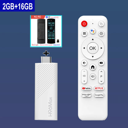 H96 MAX Android TV Stick Allwinner H313 with 2.4G Wifi 5G Wifi6 Dual Brand 8GB 16GB 4K 3D HDR Goole Voice Remote DC 5V 2A