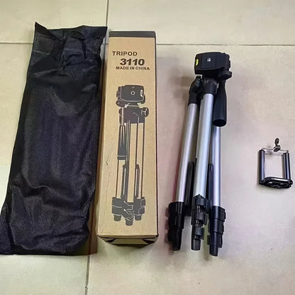 Travel Self Tripod Universal Phone Camera Tripod Stand with Bluetooth Remote Phone Clip For Canon Nikon DSLR SLR Digital Camera