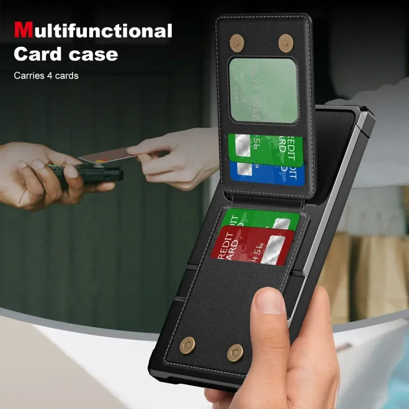 For Samsung A23 A33 A34 A35 A53 A54 A55 A73 5G S21 S23 FE S22 S24 S25 Ultra S20 Plus Leather Flip Card Wallet Phone Case