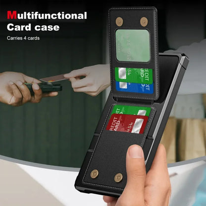 For Samsung A23 A33 A34 A35 A53 A54 A55 A73 5G S21 S23 FE S22 S24 S25 Ultra S20 Plus Leather Flip Card Wallet Phone Case