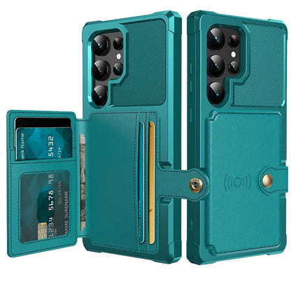 Card Wallet Case for Samsung Galaxy S24 S23 FE S25 S23 Plus S22 S21 Ultra A56 A36 A55 A35 A15 A54 A34 A52S A14 A05S A05 A24 A16